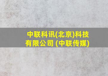 中联科讯(北京)科技有限公司 (中联传媒)